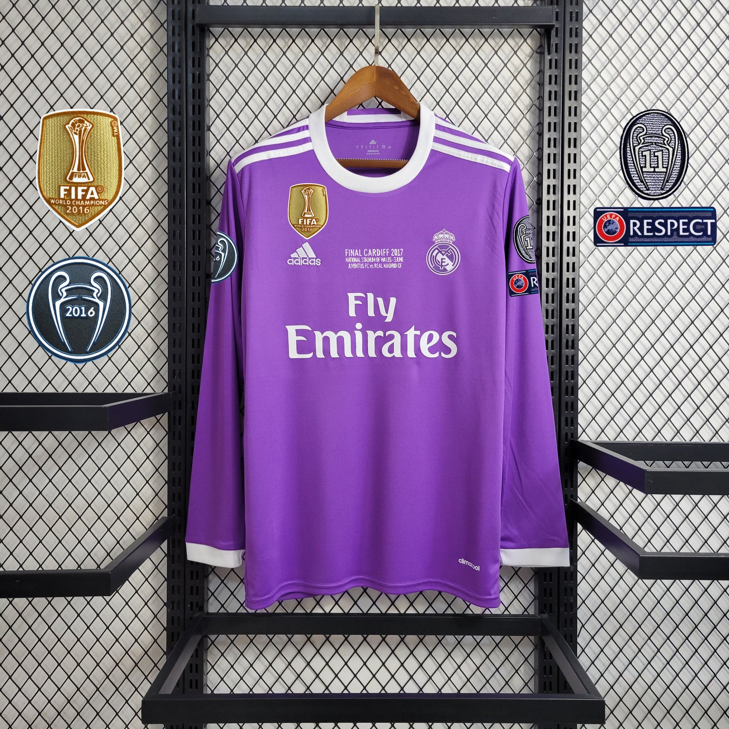 Real Madrid 16/17 Away Long sleeve jersey